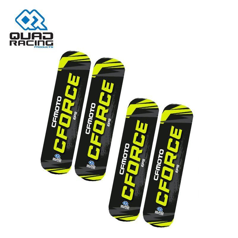 QR Shock Covers CF Moto (Pack 4) Fluorescent Yellow