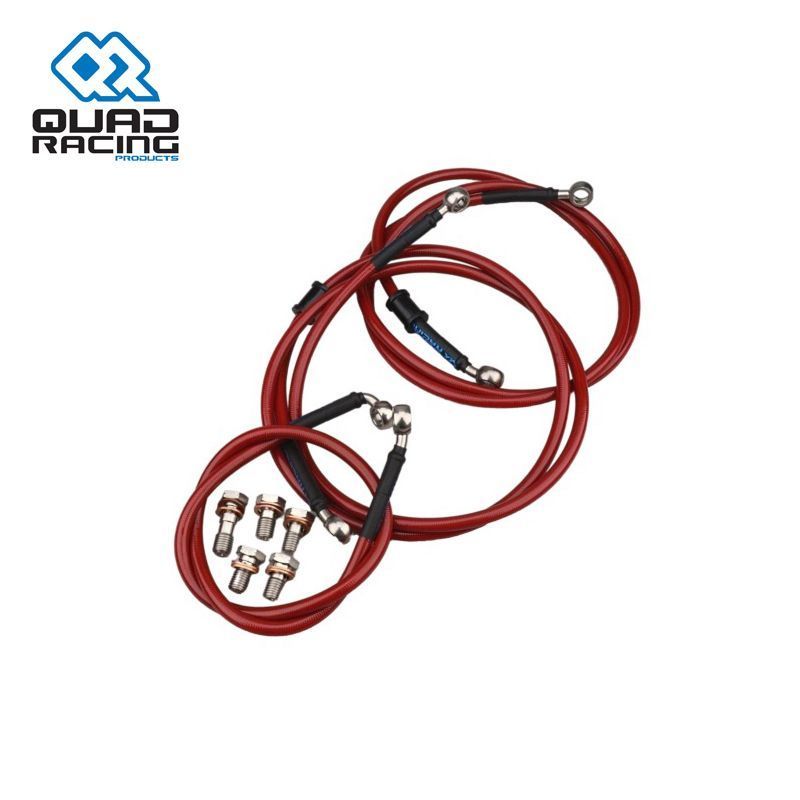 QR Front and Rear Kit Performance Brake Line Kit Suzuki LTZ 400 03-16