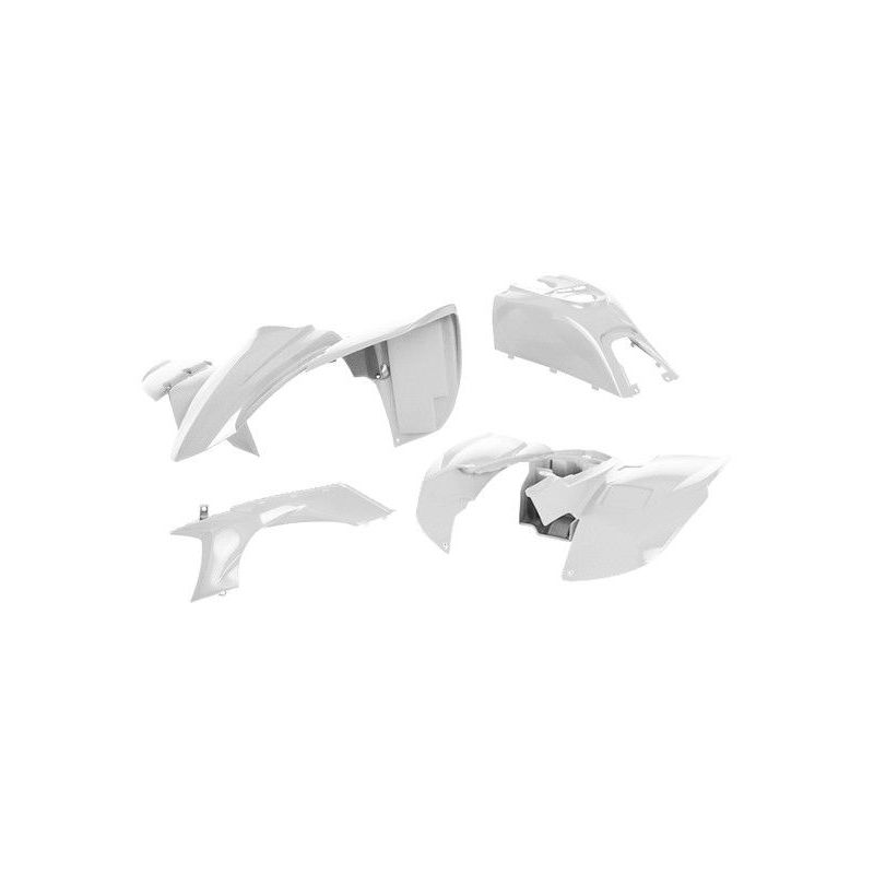 Plastic Kit Polisport Yamaha YFZ 450 2004-2008 White