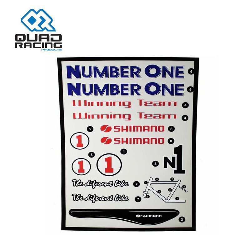 QR Stickers A4 Dunlop Number One